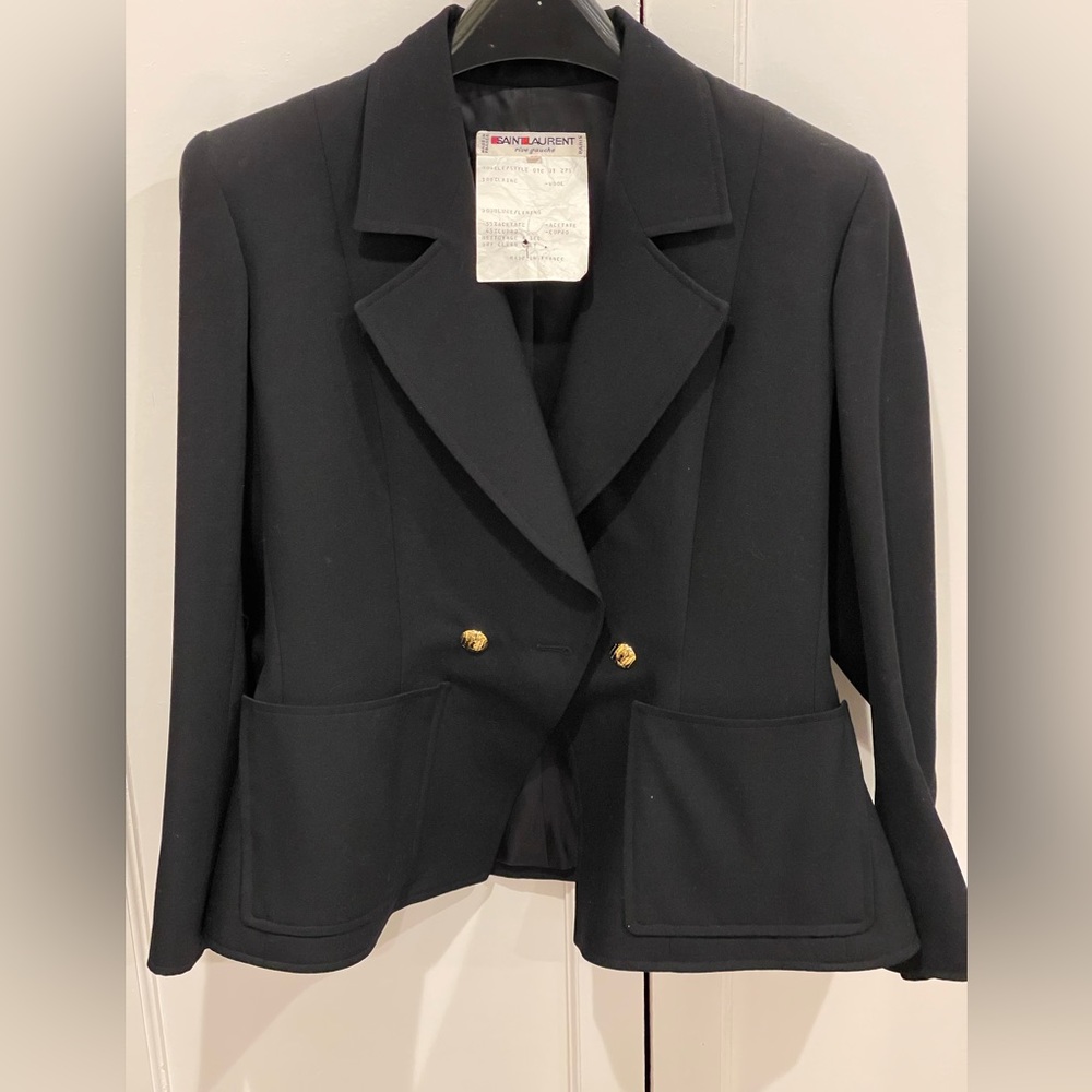 Vintage Saint Laurent rive gauche blazer size 40